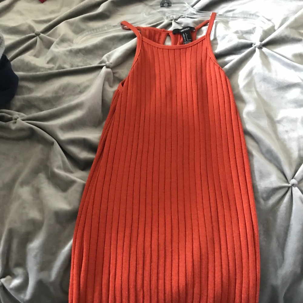 Orange dress